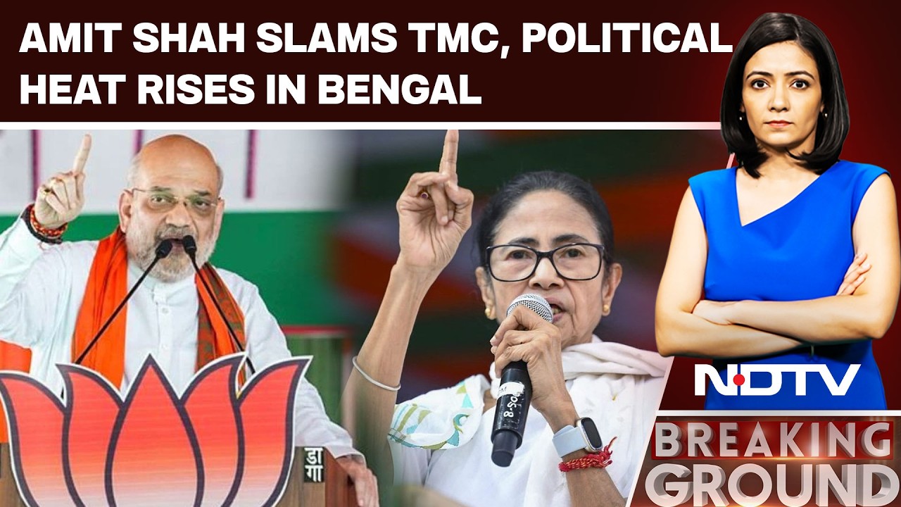 West Bengal Polls 2026:  Amit Shah Attacks Mamata Banerjee as Campaign Intensifies