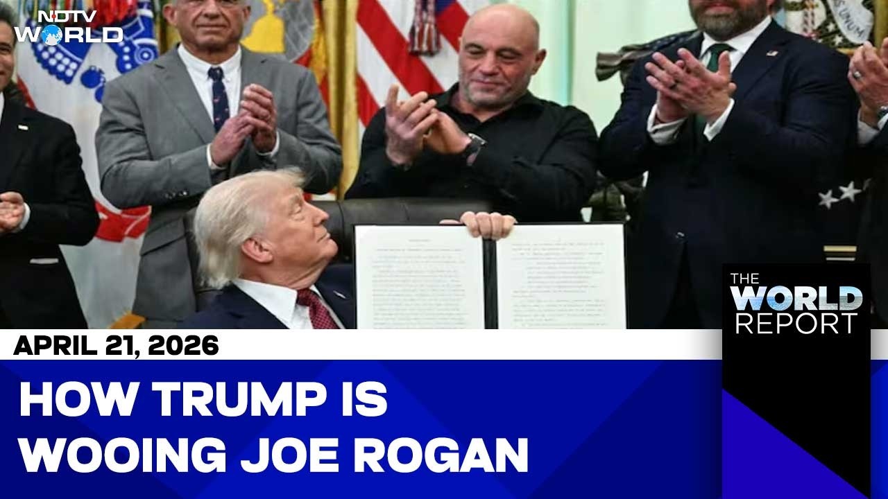 Trump News | Joe Rogan Appears With Trump After War Criticism