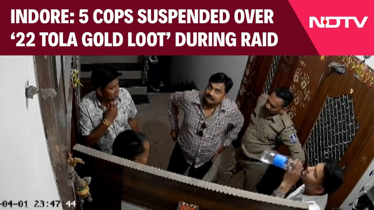 Indore Shock: 5 Cops Suspended Over ‘22 Tola Gold Loot’ During Raid, Bribery Claims Surface