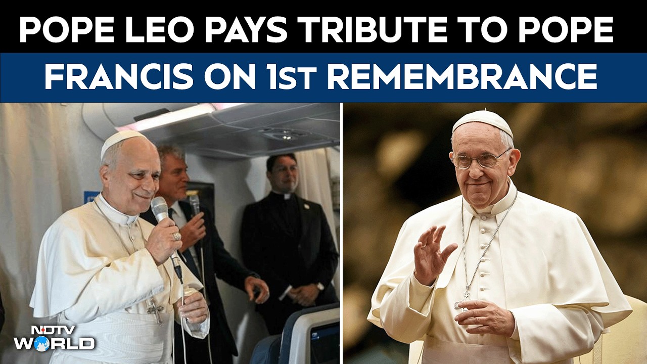 Pope Francis Death Anniversary | Pope Leo Pays Tribute To Predecessor On First Death Anniversary