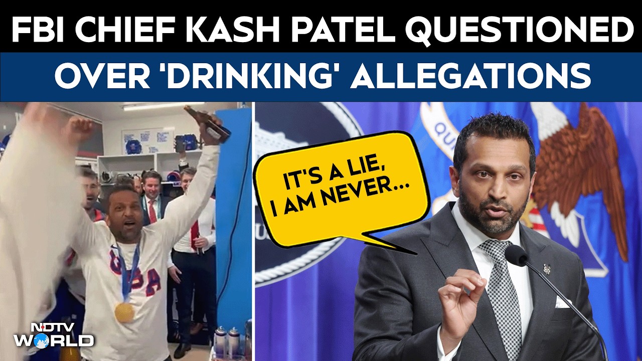 Kash Patel Viral Video | I've Never Been Intoxicated On Job, Says FBI Chief On Drinking Allegations