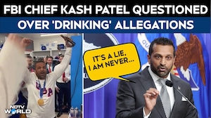 Kash Patel Viral Video | I've Never Been Intoxicated On Job, Says FBI Chief On Drinking Allegations
