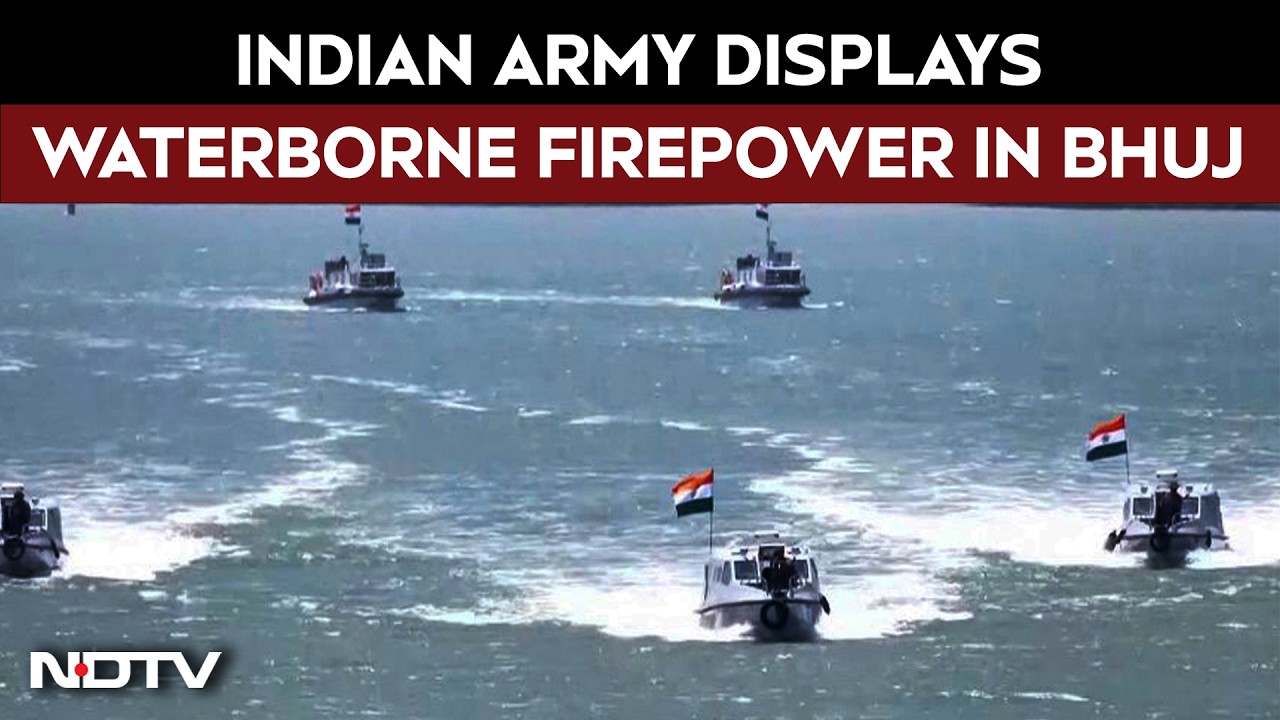 Indian Army Showcases Formidable Tactical Prowess In Waterborne Ops In Bhuj, Gujarat