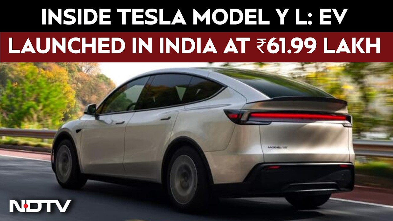 Inside Tesla Model Y L: Six-Seater EV Launched In India At ₹61.99 Lakh