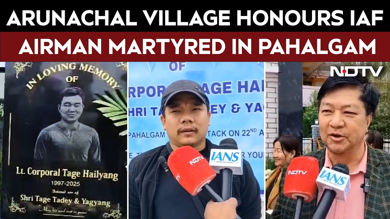 Arunachal Village Honours IAF Corporal Tage Hailyang on Pahalgam Attack Anniversary