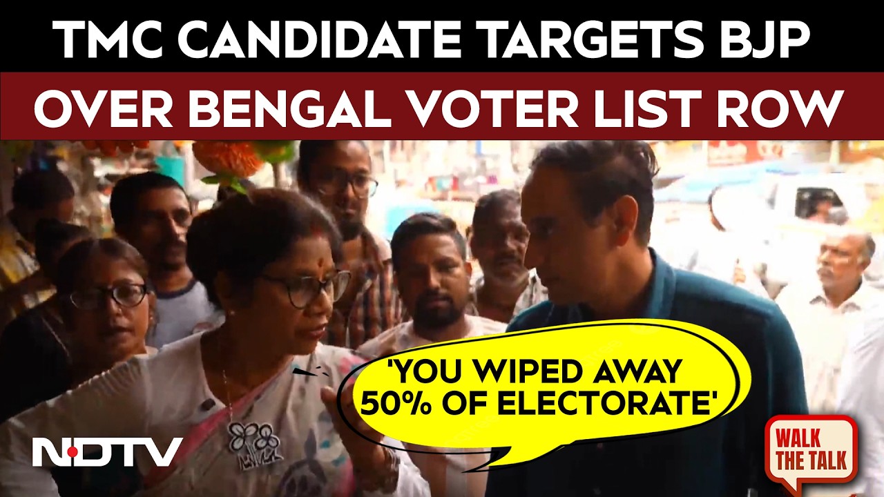 'You Wiped Away 50% of Electorate': TMC Candidate Targets BJP Over Bengal Voter List Row