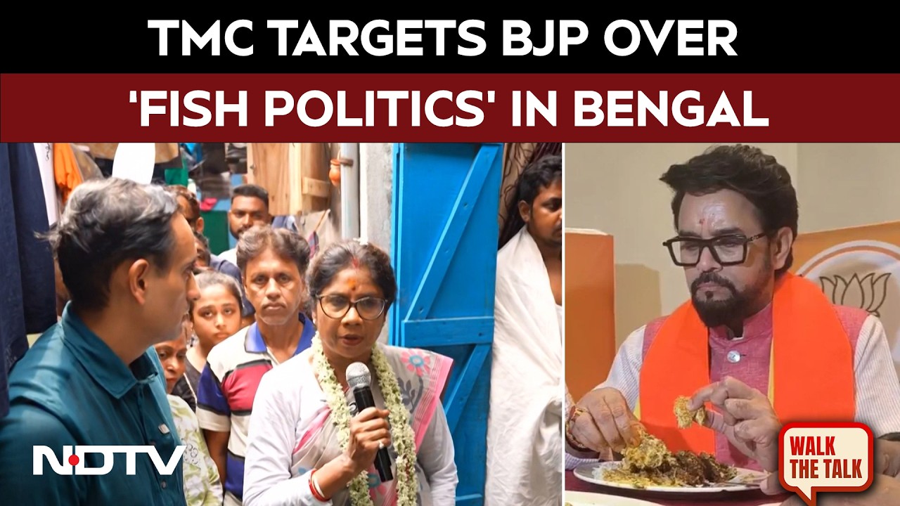 'Fish Politics' in Bengal: TMC Targets BJP Over Food Choice Row Ahead of Polls
