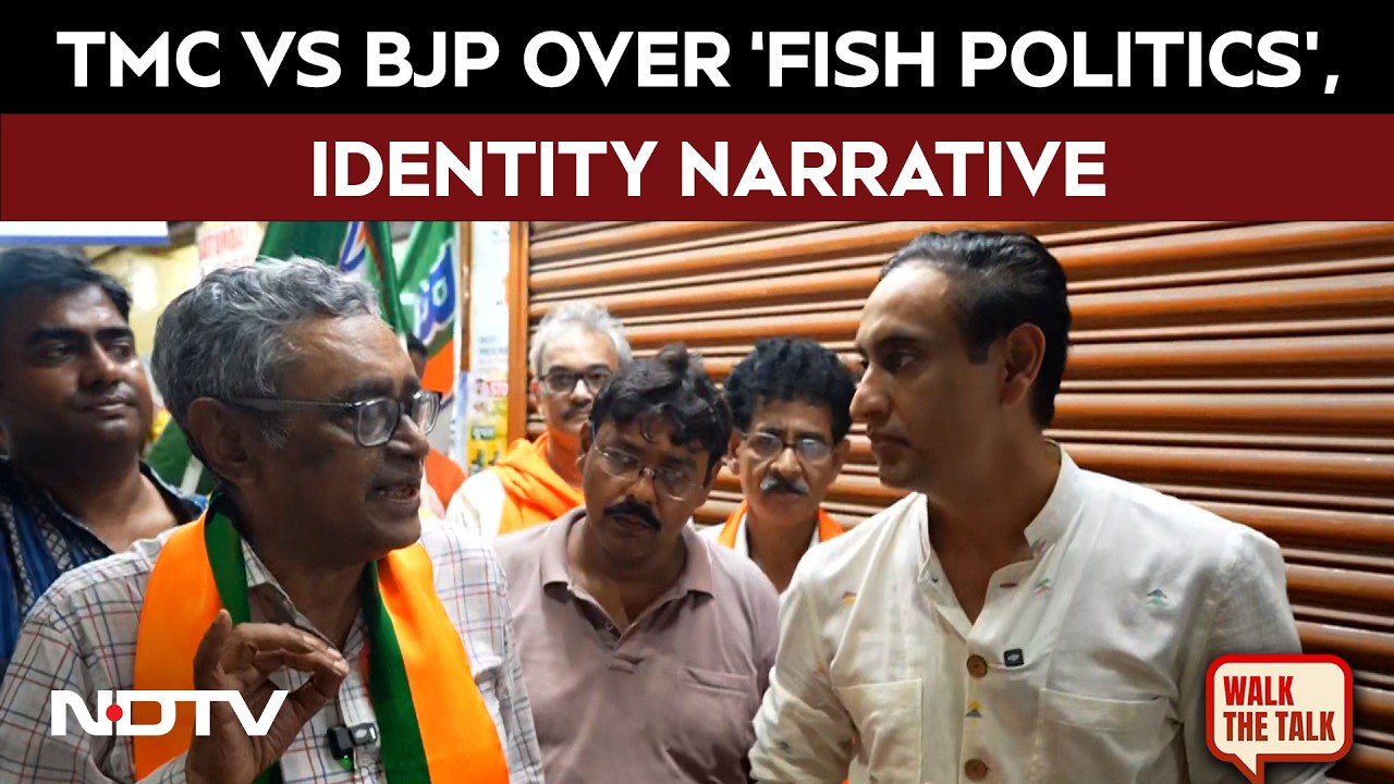West Bengal News | Bengal Poll Debate: TMC vs BJP Clash Over 'Fish Politics' & Identity Narrative