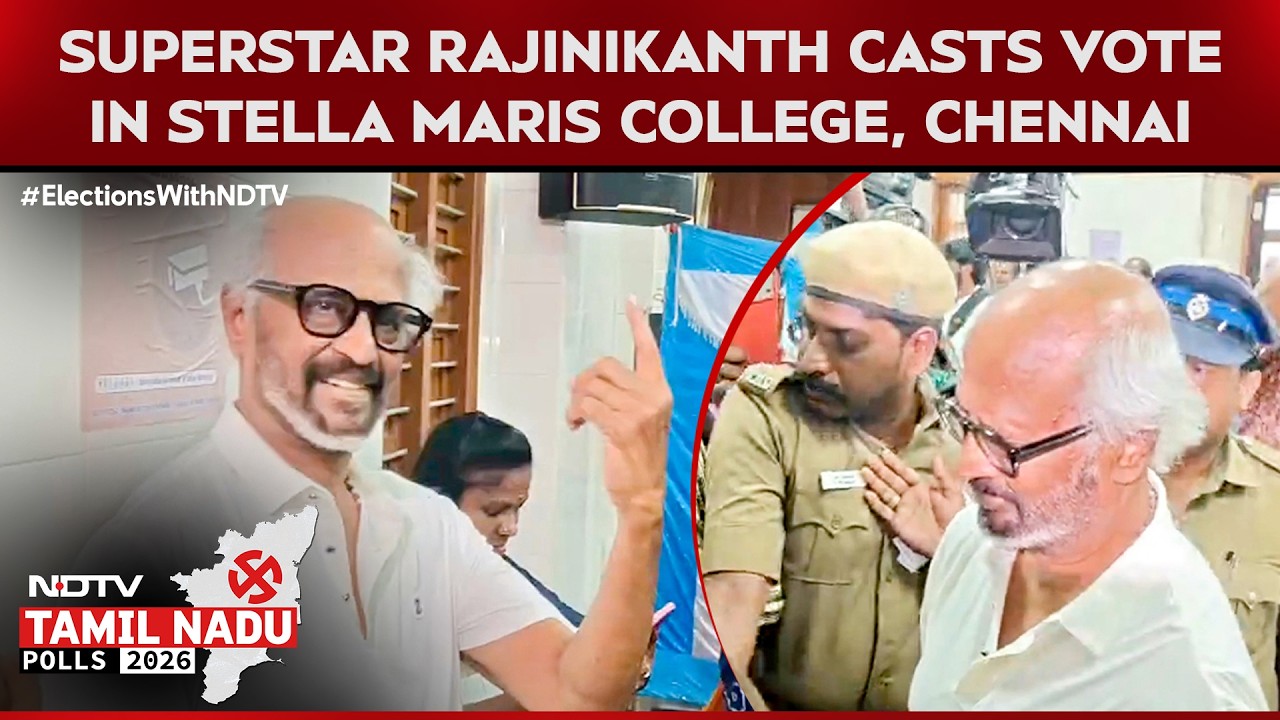Tamil Nadu Elections 2026: Superstar Rajinikanth Casts Vote In Chennai
