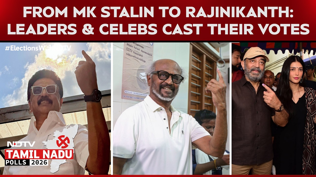 Tamil Nadu Elections | Rajinikanth, MK Stalin, Kamal Hassan And Others Cast Their Votes