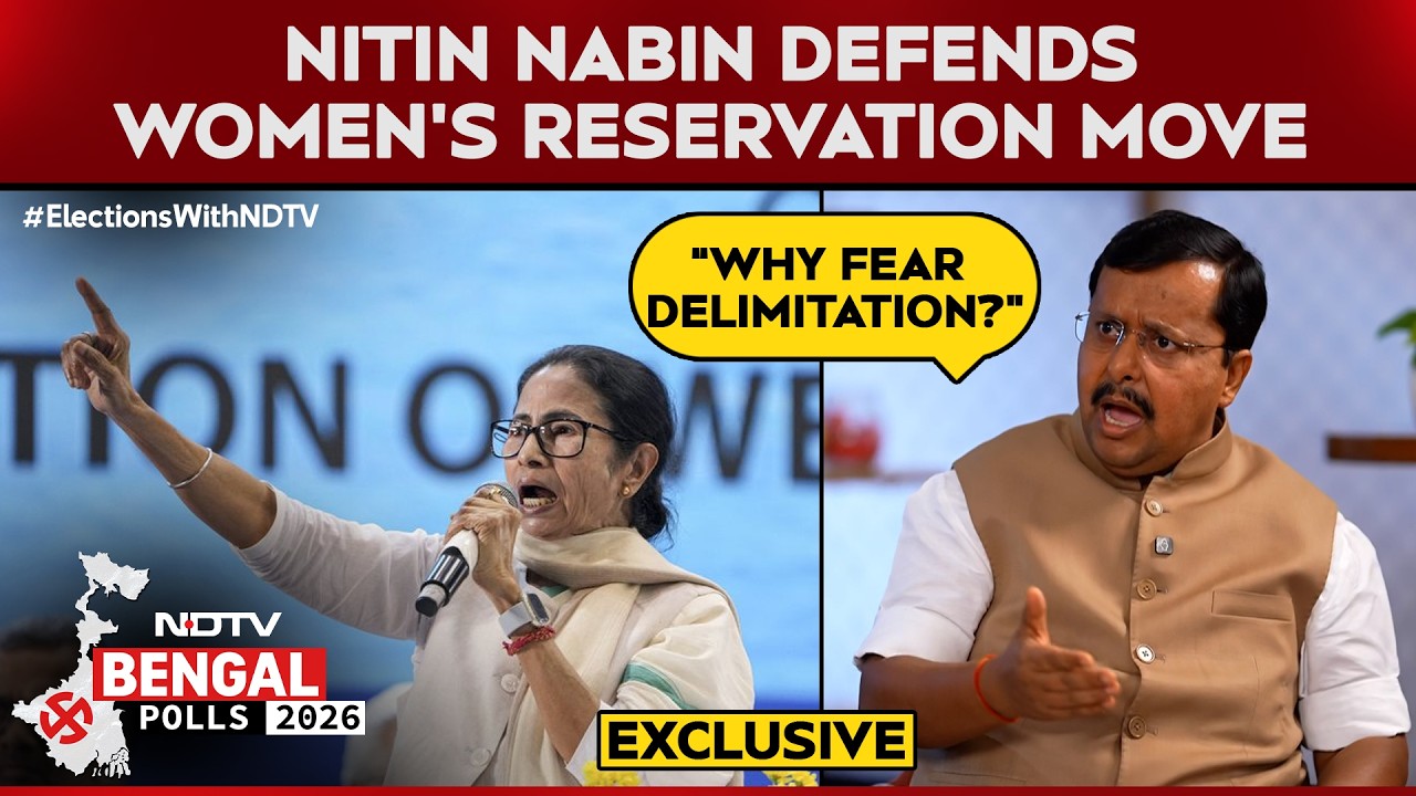 &ldquo;Why Fear Delimitation?&rdquo;: Nitin Nabin Questions Mamata, Defends Women&rsquo;s Reservation Move