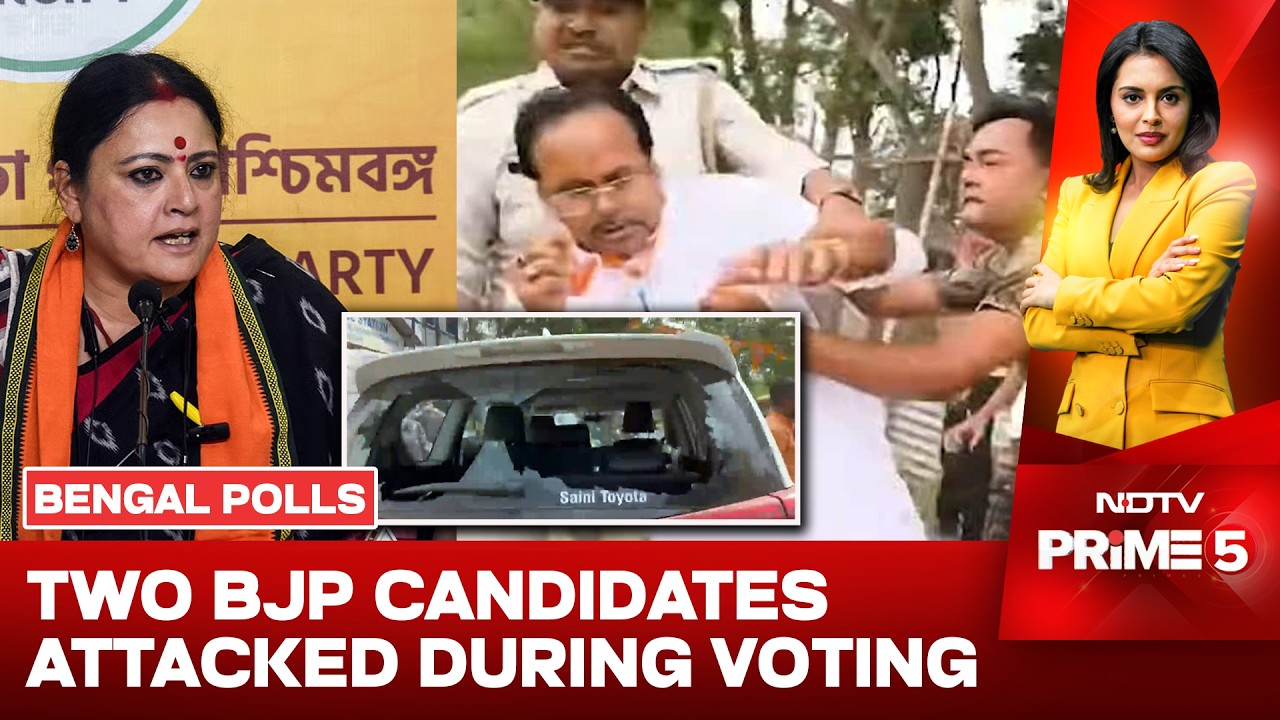 Violence Hits Bengal Polls: Two BJP Candidates Attacked During Voting