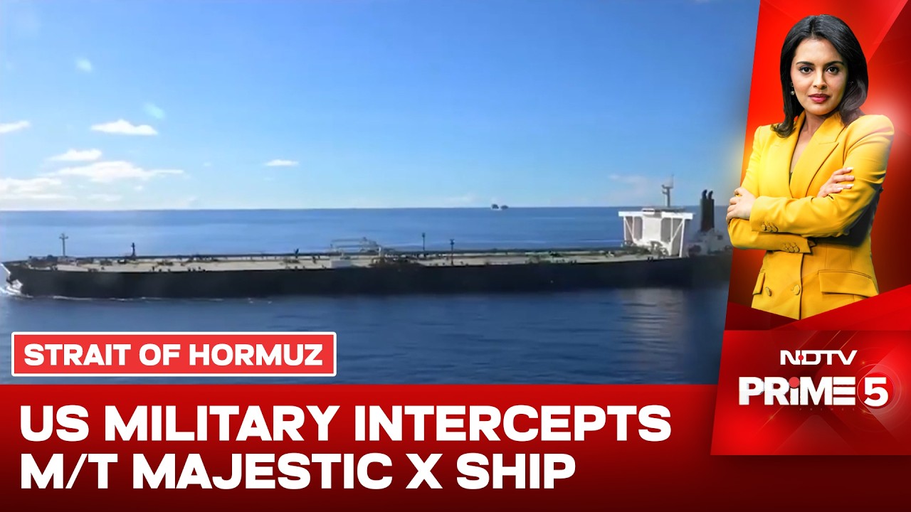 US Military Intercepts M/T Majestic X Ship In Strait of Hormuz Amid Rising Tensions