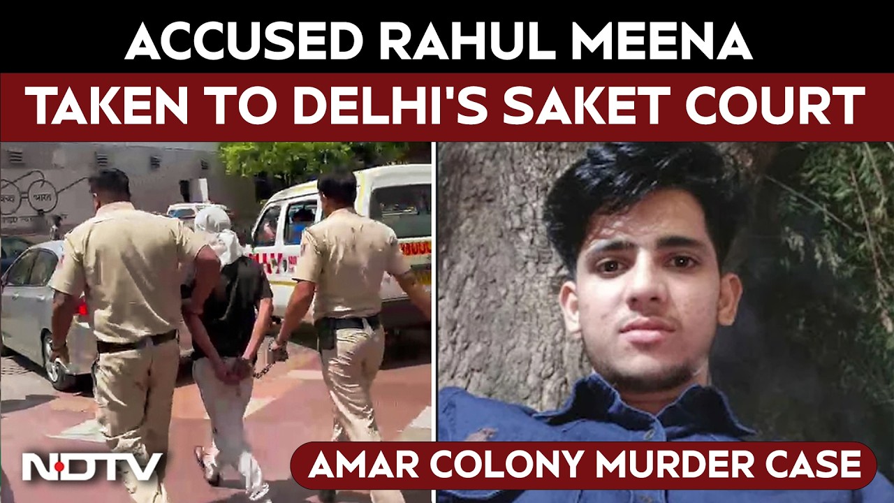 Amar Colony Murder Case: Accused Rahul Meena Taken To Delhi's Saket Court