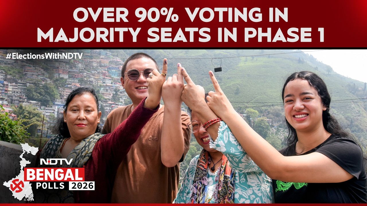 Bengal Phase 1 Sees Record Turnout, Over 90% Voting in Majority Seats
