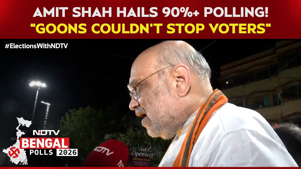 "Gundas Couldn't Stop Voting": Amit Shah On West Bengal Poll Process