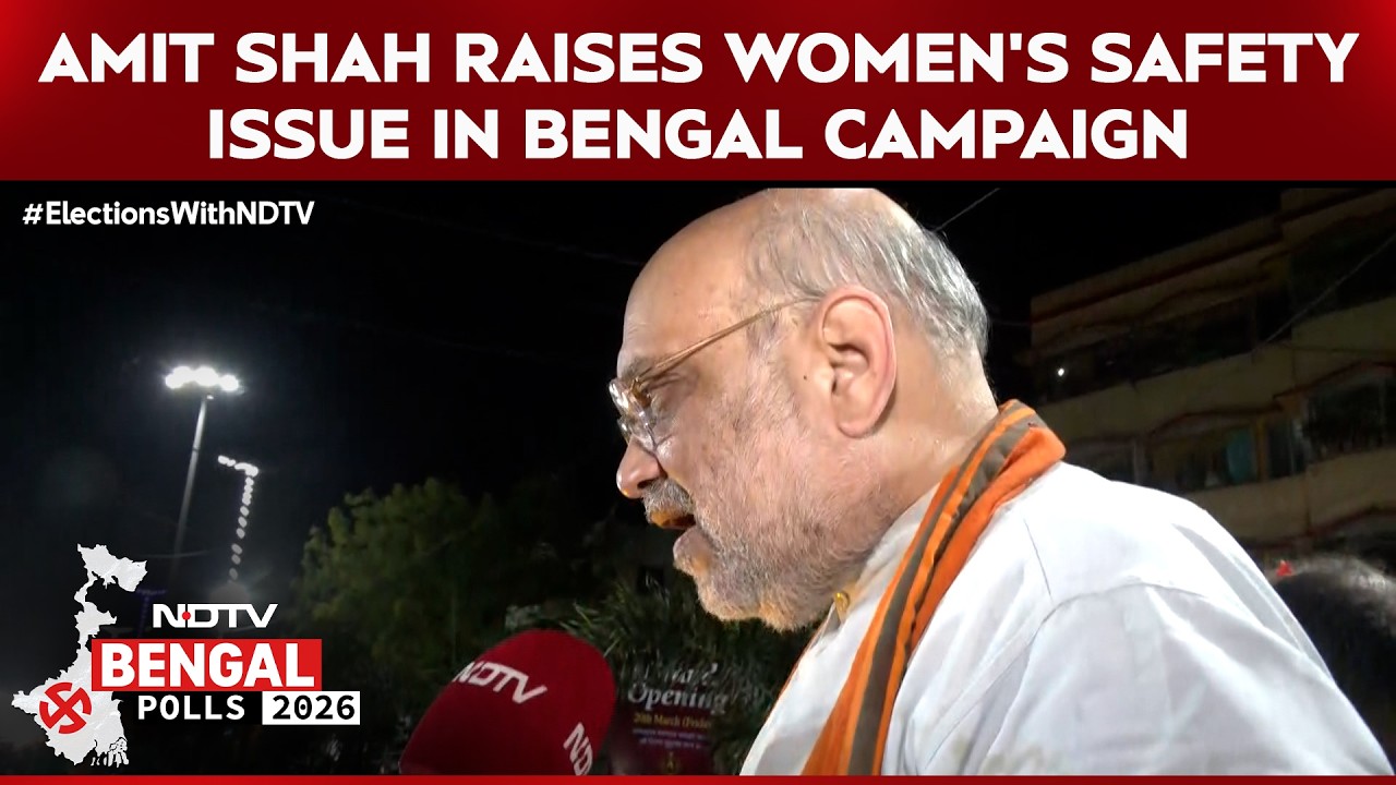 "Women In Bengal Are Not Safe Under TMC Rule": Amit Shah Slams Mamata Banerjee