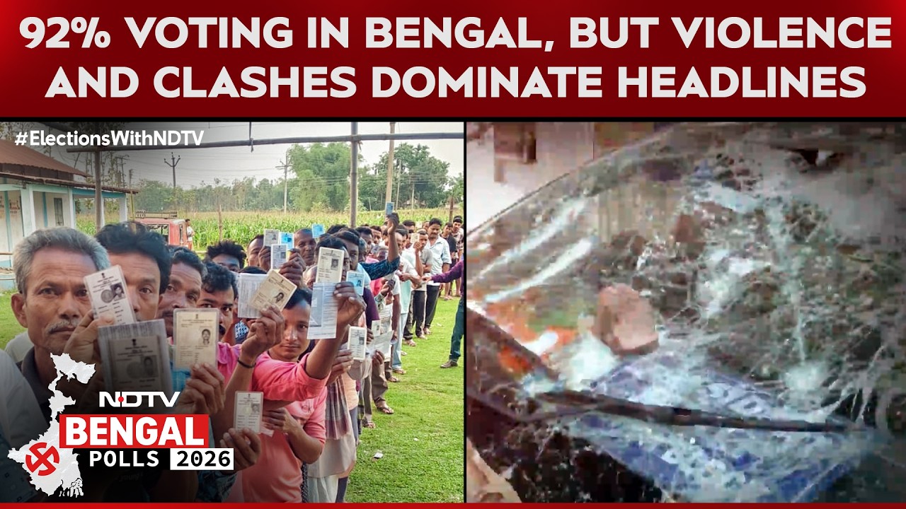 92% Voting in Bengal, But Violence and Clashes Dominate Headlines