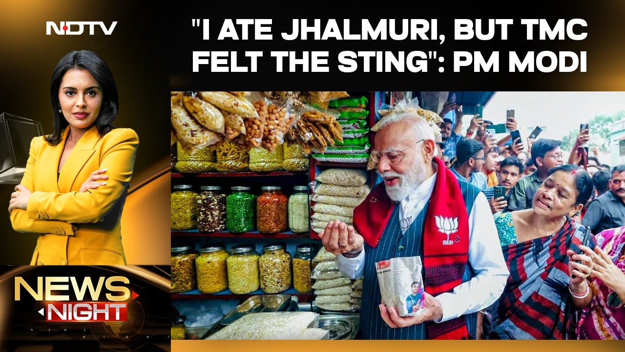 "I Ate Jhalmuri, But Trinamool Felt The Sting": PM Modi In Bengal