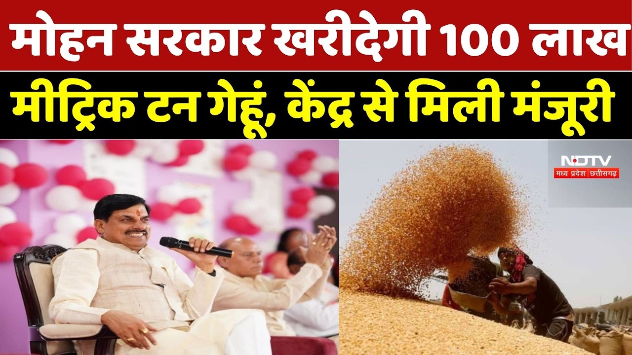 Wheat Procurement: मोहन सरकार खरीदेगी 100 लाख मीट्रिक टन गेहूं, केंद्र से मिली मंजूरी | MSP |Farmers