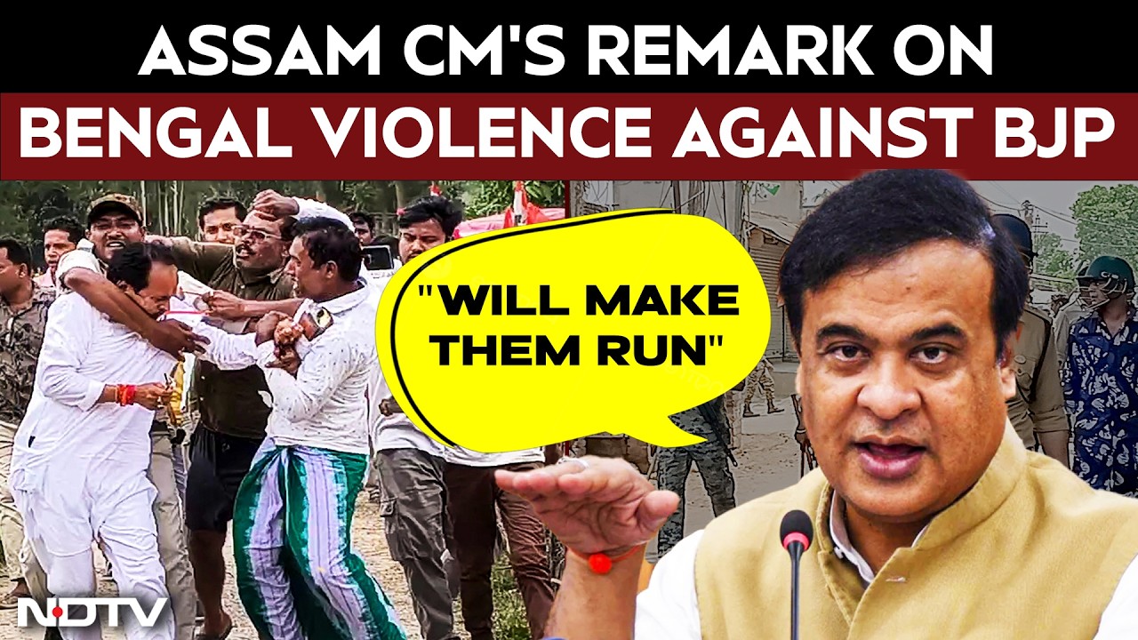 "Will Make Them Run": Assam CM's Controversial Take On Violence Against BJP In Bengal