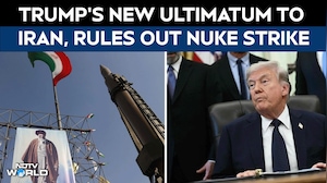 Trump Iran News | Trump Rules Out Nuclear Strike On Iran, But Says 'The Clock Is Ticking'