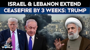 Israel & Lebanon Agree To Extend Ceasefire By 3 Weeks, Says Trump