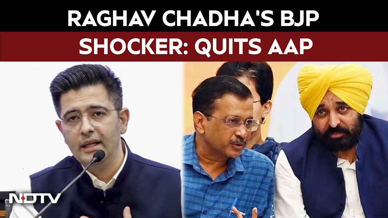 Raghav Chadha News | Raghav Chadha&rsquo;s BJP Shocker: Quits AAP, Claims 6 MPs Joining BJP