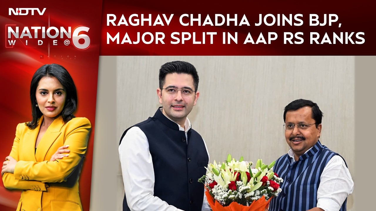 Raghav Chadha Joins BJP, Major Split in AAP Rajya Sabha Ranks