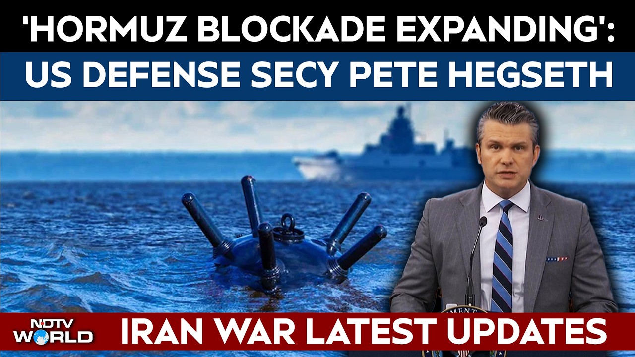 US Iran War | US Defense Secretary Pete Hegseth Says 'Hormuz Blockade Will Expand'