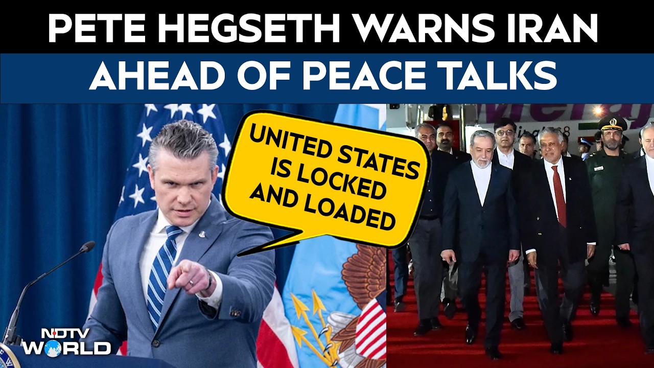 US Iran Ceasefire Talks | Pete Hegseth Warns Iran, Says United States Is "Locked & Loaded"