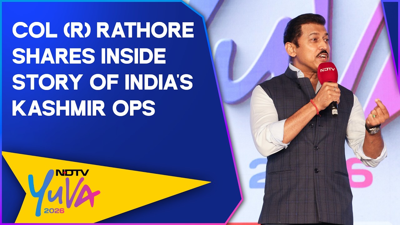 NDTV Yuva | COL (R) Rajyavardhan Rathore Reveals Inside Story Of India's Kashmir Ops