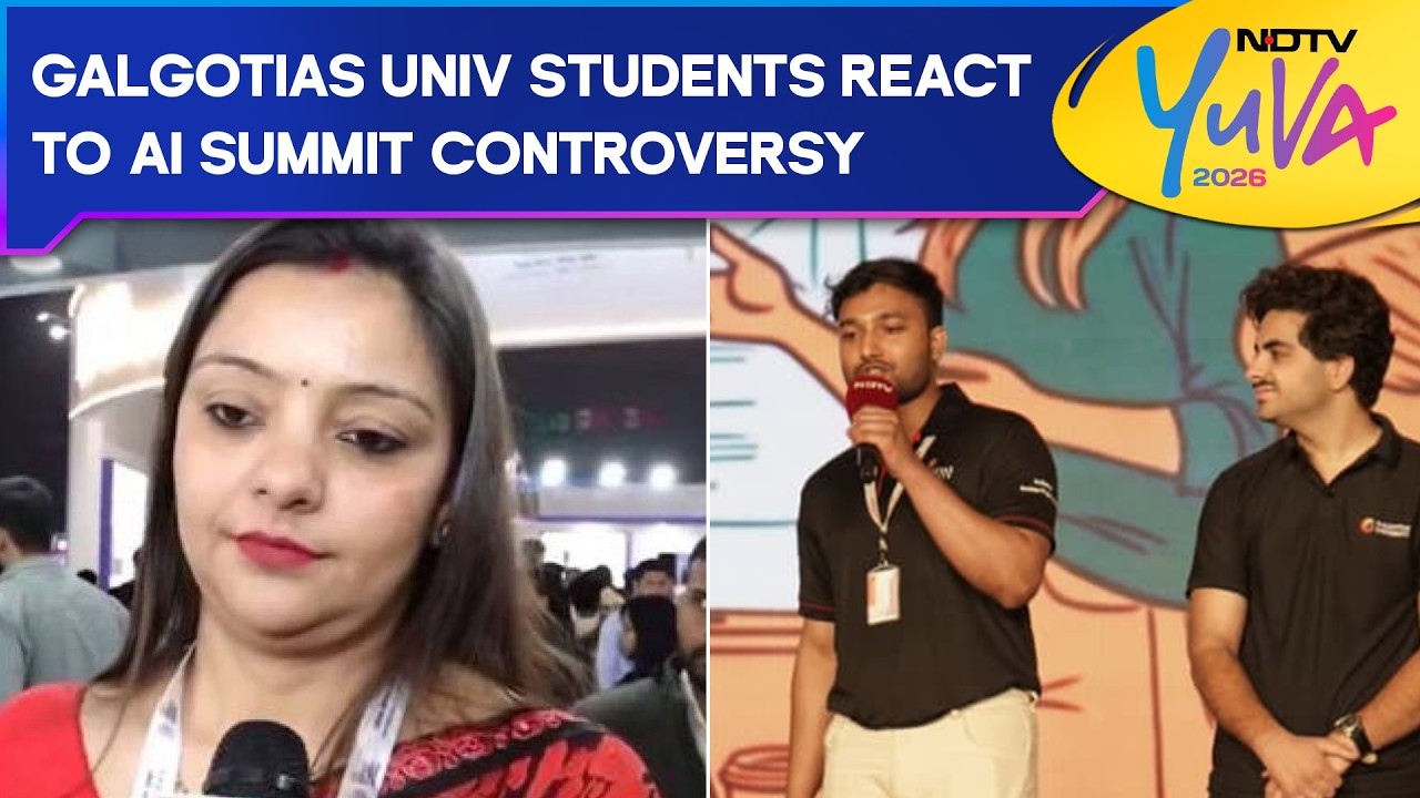 NDTV Yuva | Galgotias University Students React To AI Summit Controversy