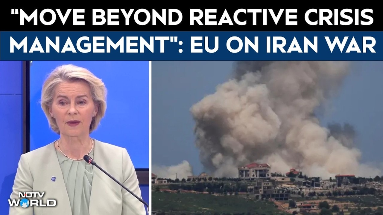 Middle East Conflict | EU Urges To Move Beyond 'Reactive Crisis Management' For Middle East Conflict
