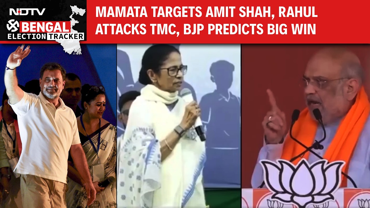 West Bengal Polls: Mamata Vs Amit Shah Row, Rahul Gandhi&rsquo;s Attack, BJP-TMC Seat Battle Intensifies