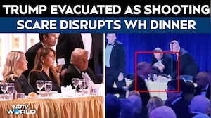 Trump Ducks For Cover, Then Evacuated As Shots Heard At Press Dinner