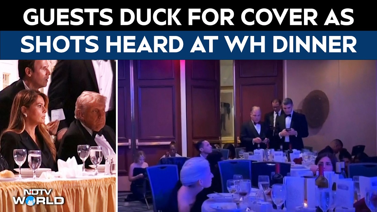 Shots Heard At White House Dinner, Trump and Guests Evacuated