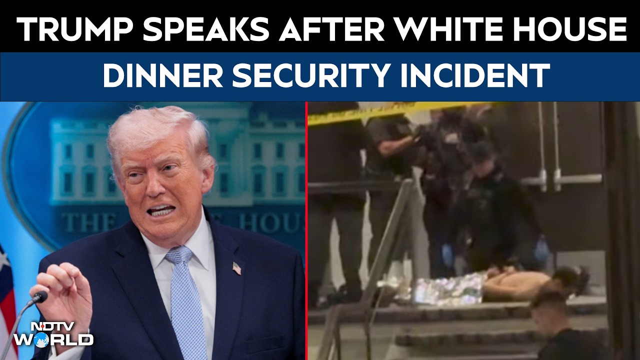 Trump Attacked | Trump Reacts After White House Correspondents’ Dinner Security Incident