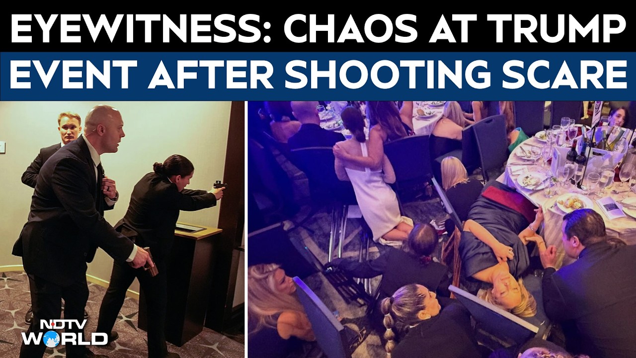 Trump Dinner Shooting News | AP Reporter: Trump Evacuated After White House Dinner Scare