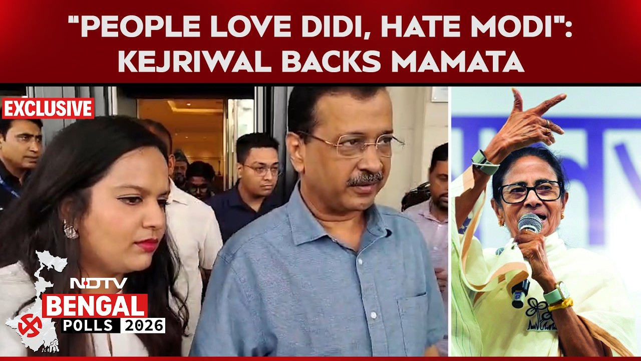 &ldquo;People Love Didi, Hate Modi&rdquo;: Kejriwal Backs Mamata Ahead Of Bengal Poll Campaign