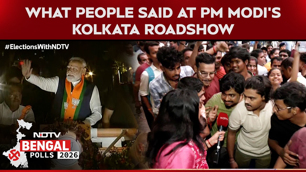 What People Told NDTV At PM Modi’s Roadshow In Kolkata