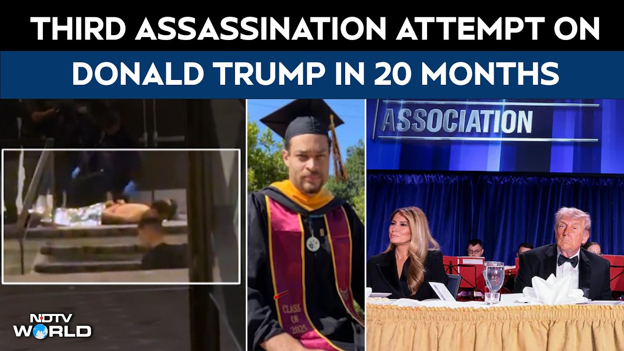 Donald Trump News | Donald Trump Faces Third Assassination Attempt Since 2024