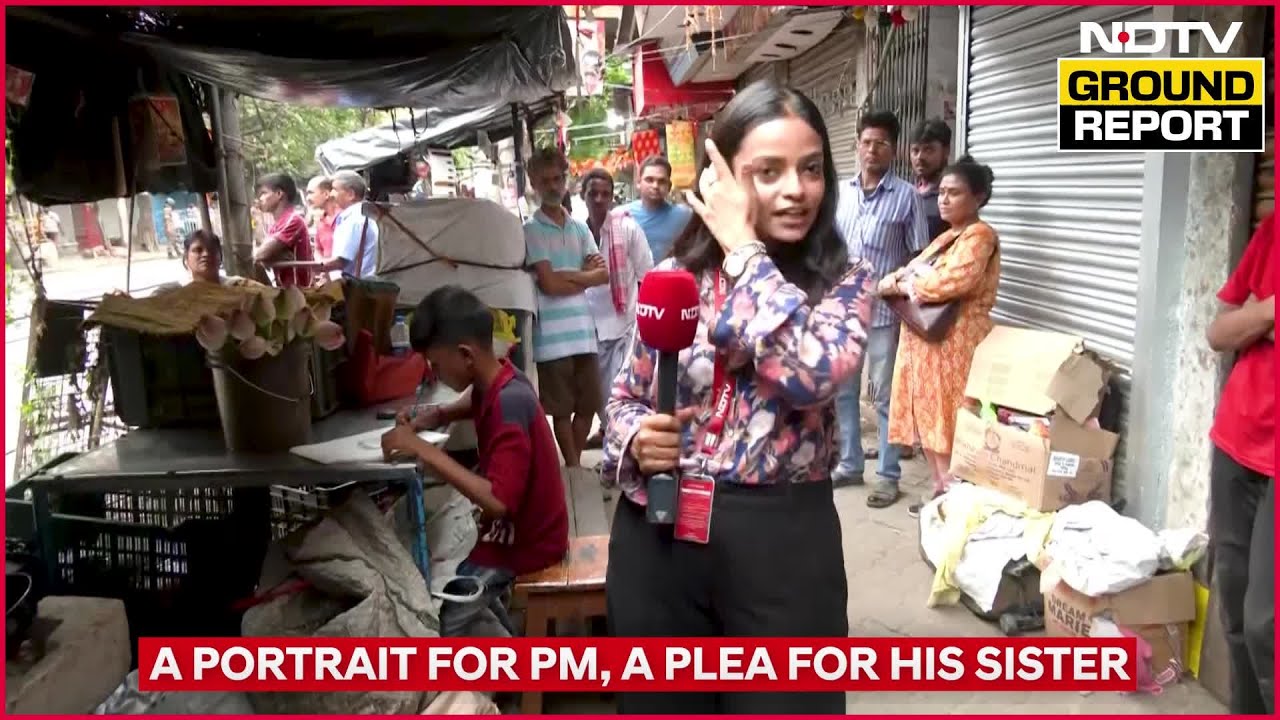 Bengal Polls | Portrait For PM, Plea For His Sister: 13-Year-Old’s Emotional Streetside Appeal