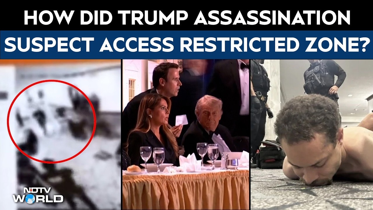 Trump Latest News | How Did Gunman Get In? Big Questions After Trump Security Scare