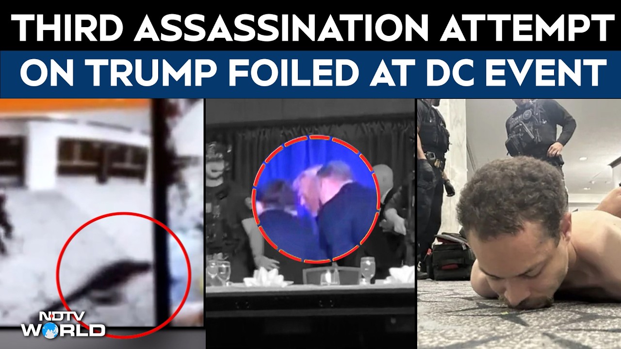 Trump Assassination Attempt | Trump Third Assassination Attempt on Trump Foiled at DC Event