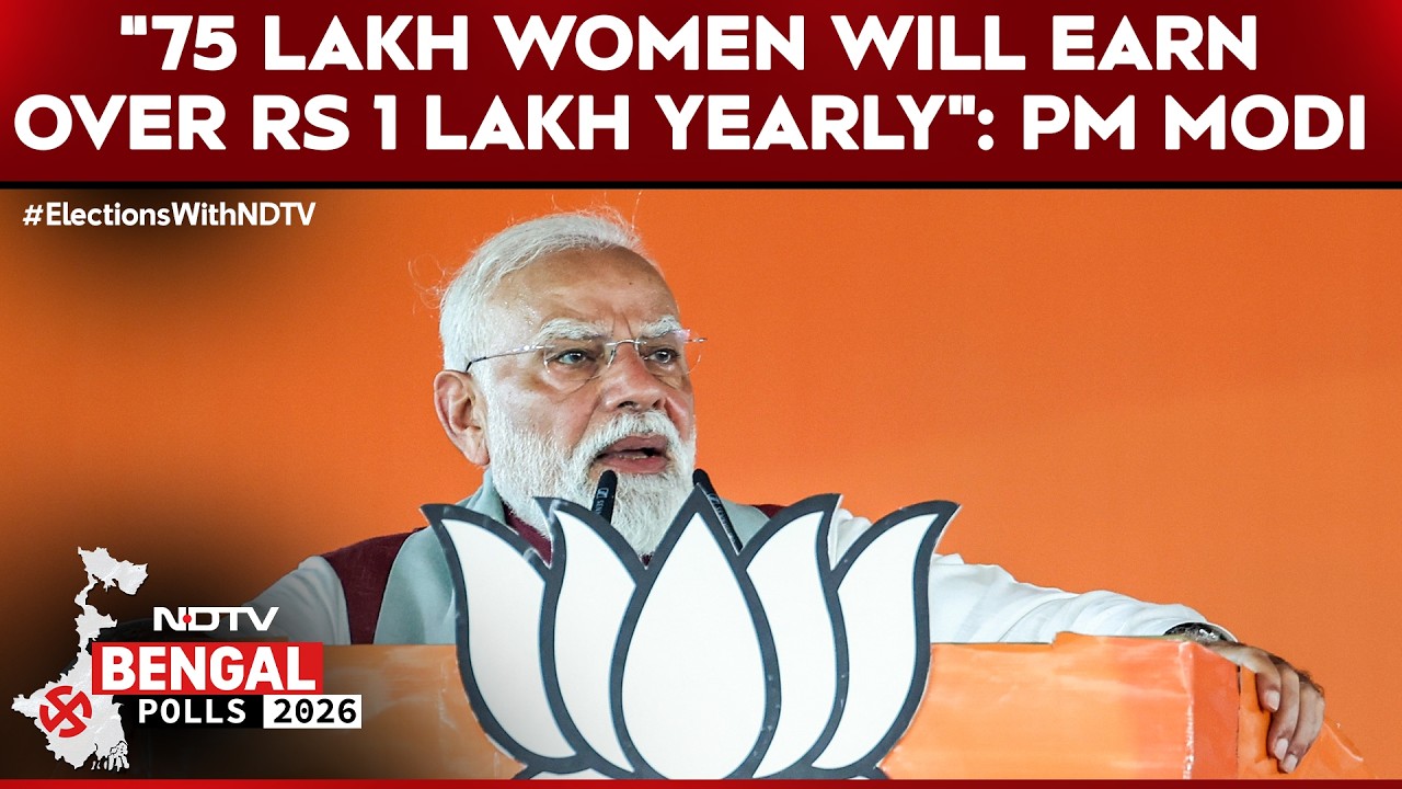 West Bengal Elections: PM Modi Promises Free Healthcare, Financial Aid for Women