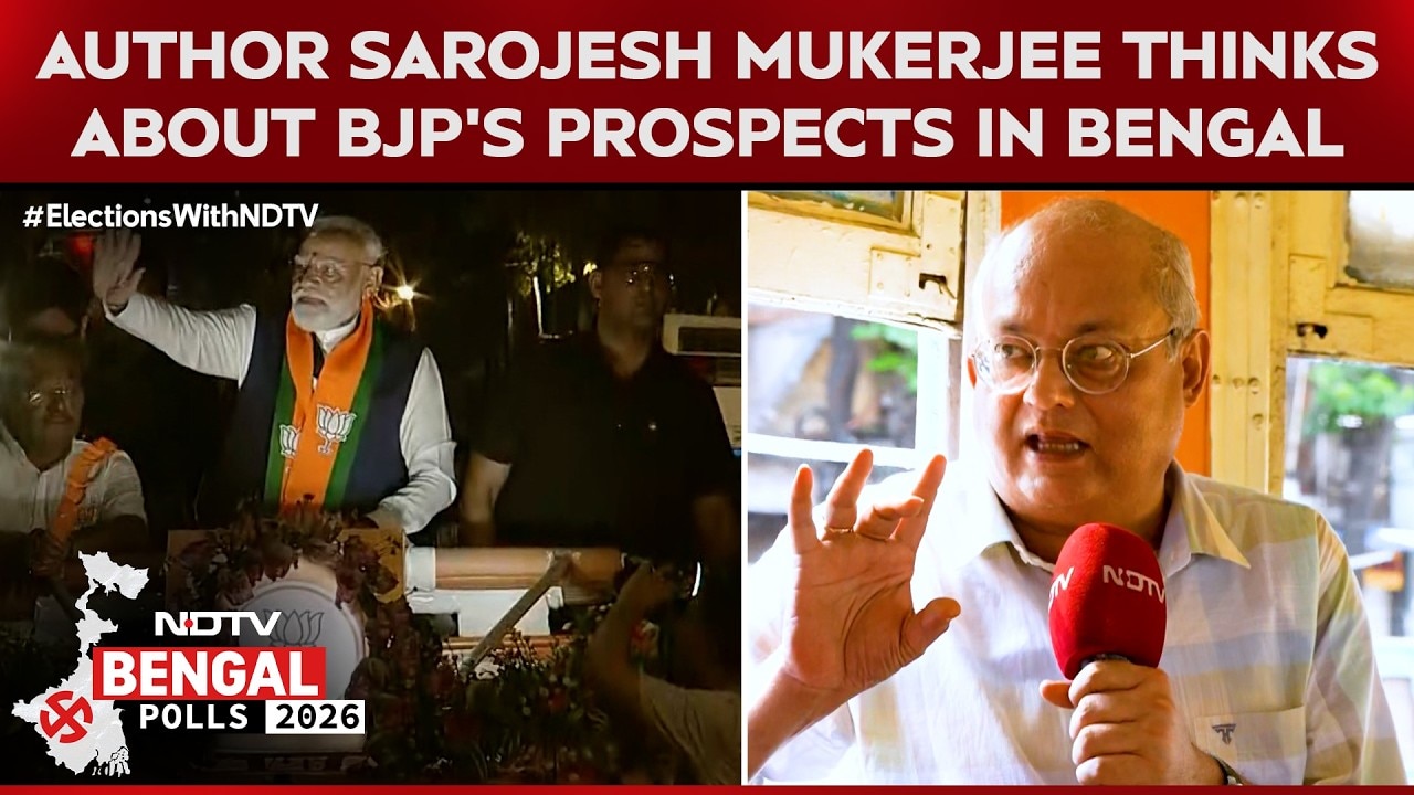 What Author Sarojesh Mukerjee Thinks About BJP’s Prospects in Bengal