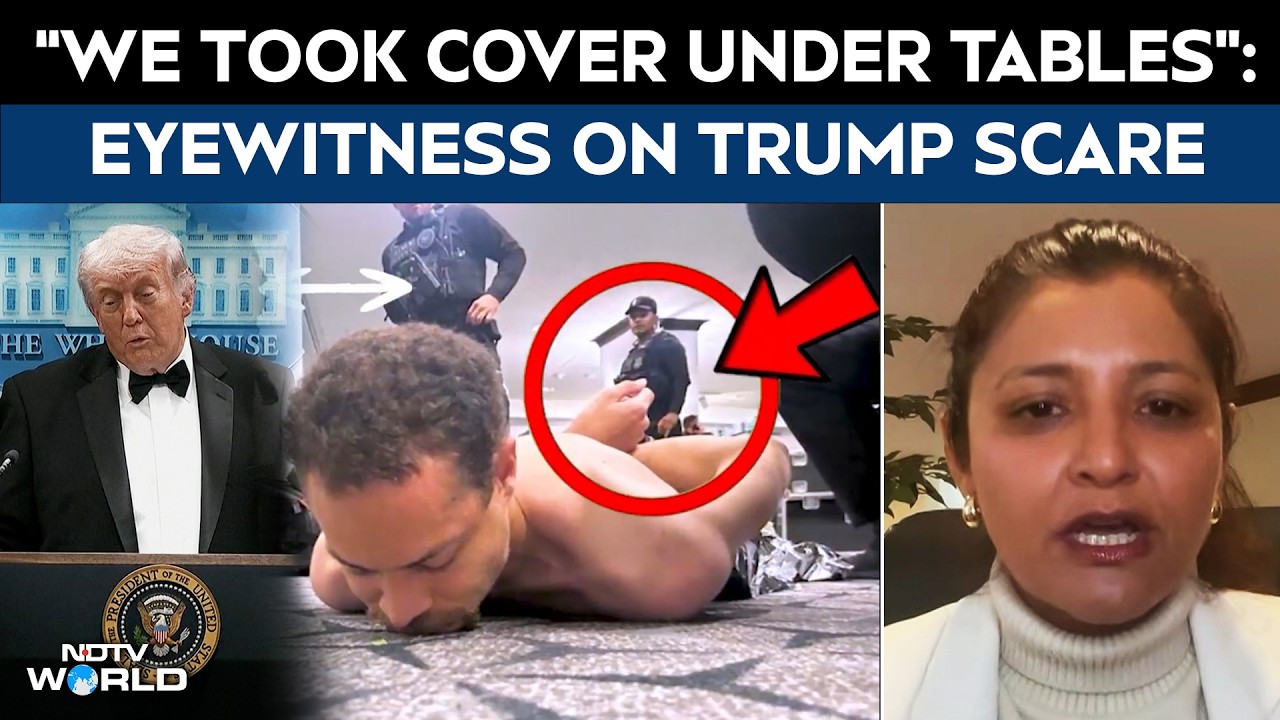 Donald Trump News | "We Took Cover Under Tables": Eyewitness Recalls Trump Event Chaos