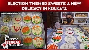 Kolkata Confectionery Crafts Election-Themed Sweets Amid Poll Season