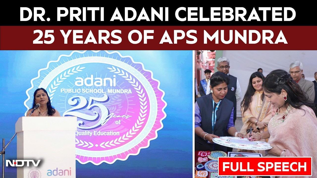 Dr Priti Adani Marks 25 Years Of Adani Public School, Mundra, Celebrates A Journey Of Purpose